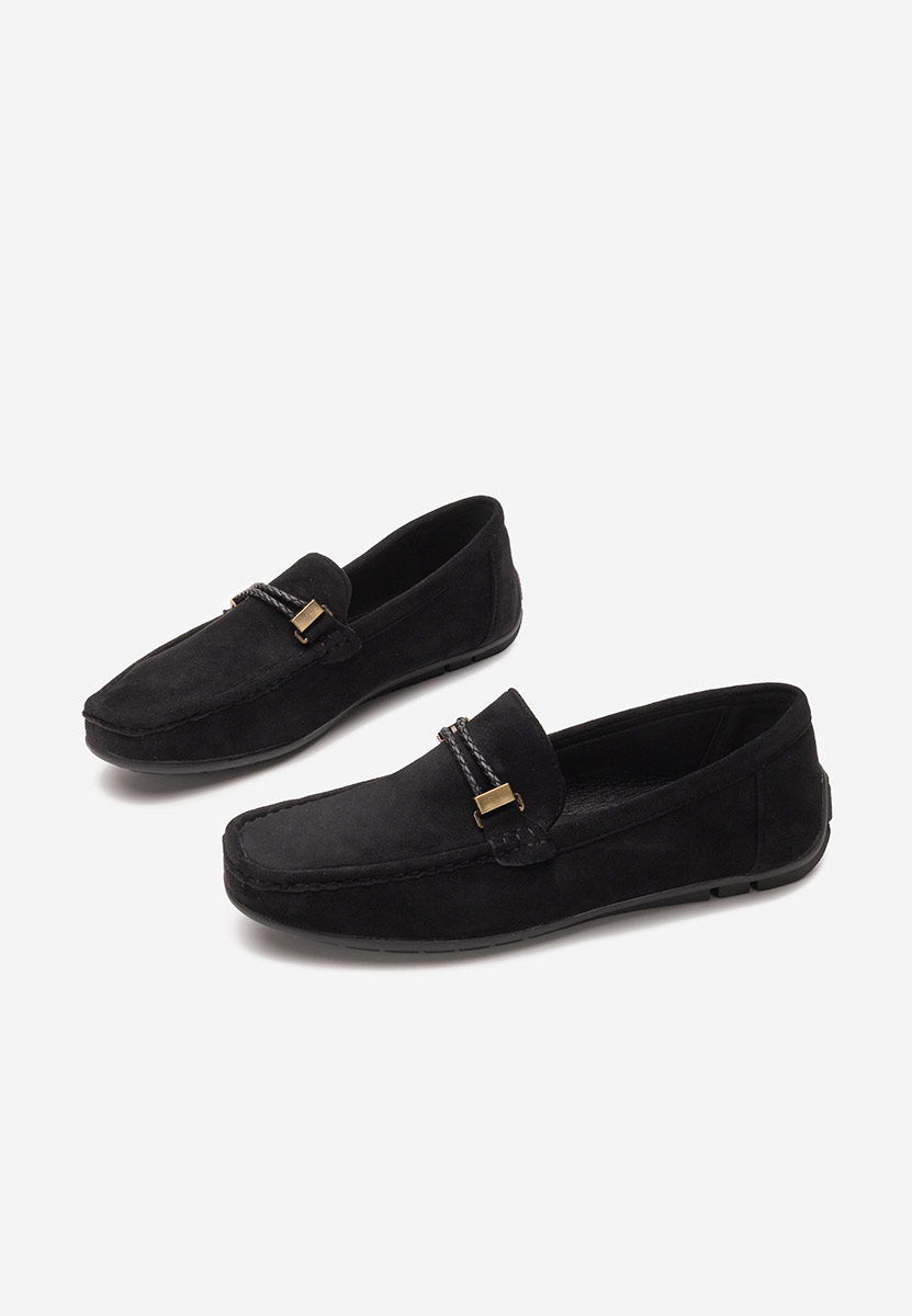 Mοκασινια ανδρικά Braci μαύρα