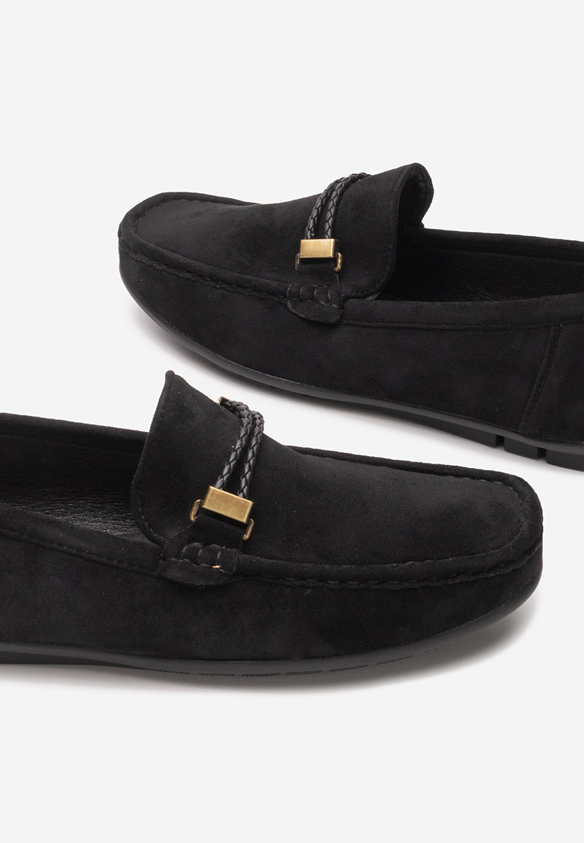 Mοκασινια ανδρικά Braci μαύρα