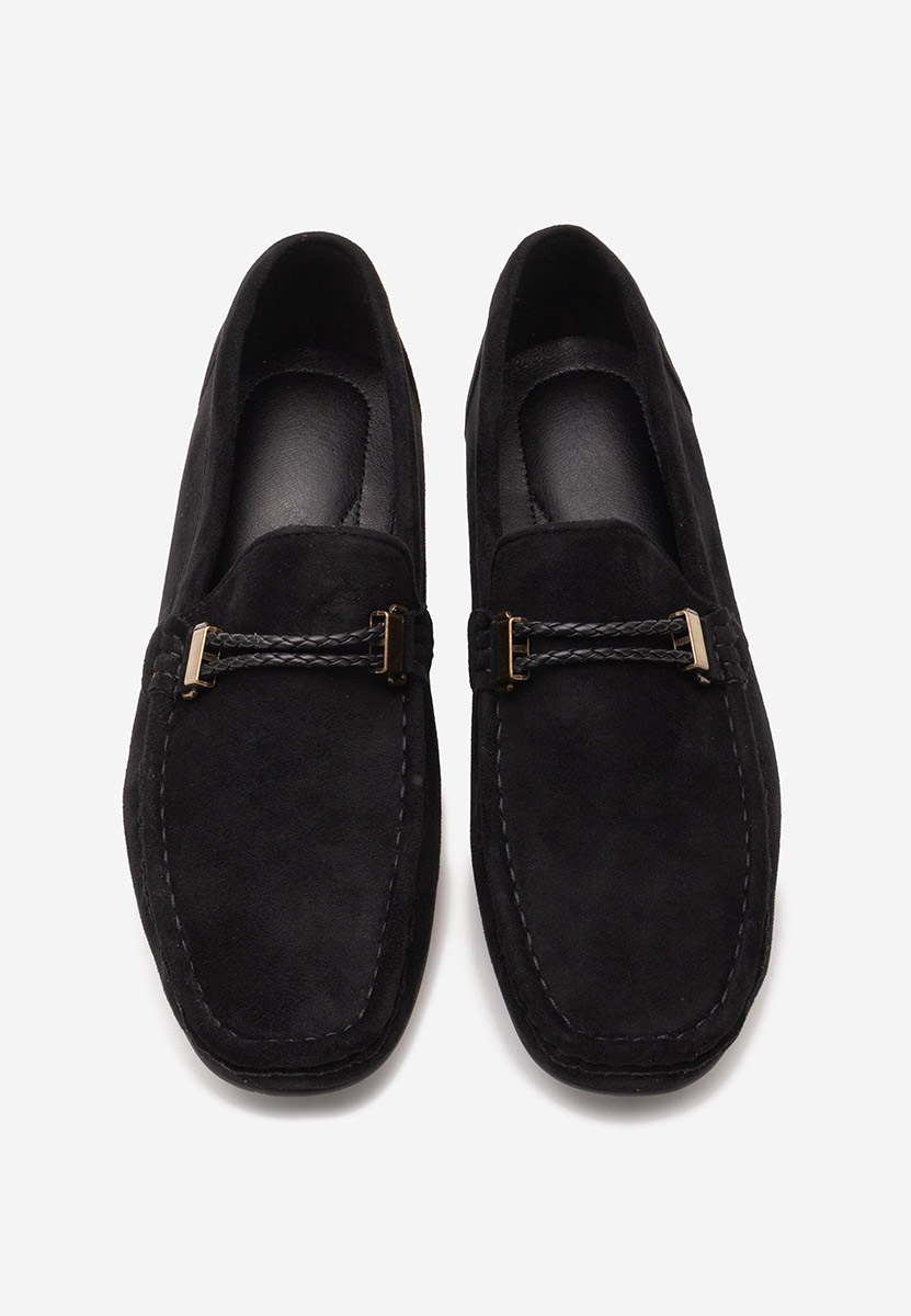 Mοκασινια ανδρικά Braci μαύρα