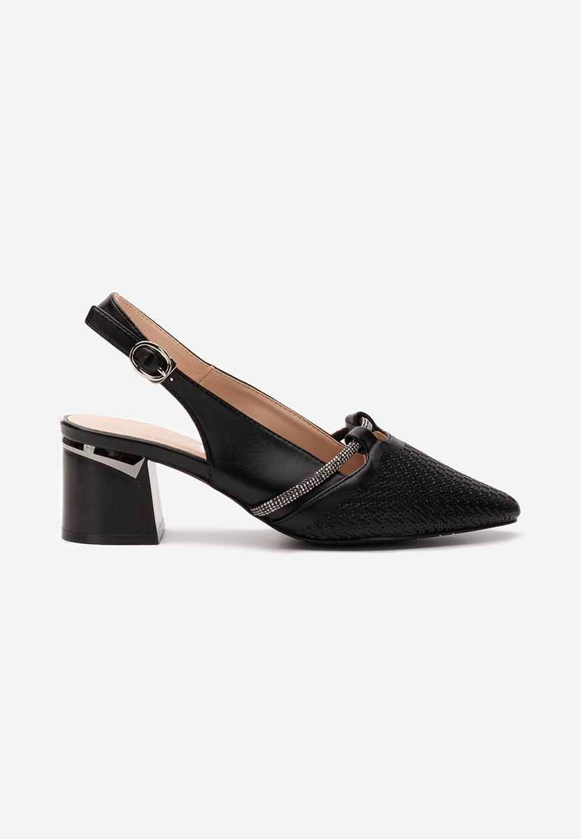 Γόβες slingback Radiancia μαύρα