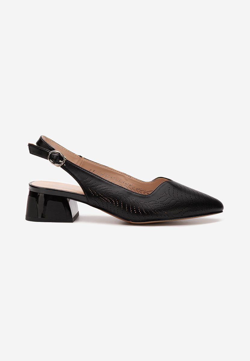 Γόβες slingback Rahela μαύρα