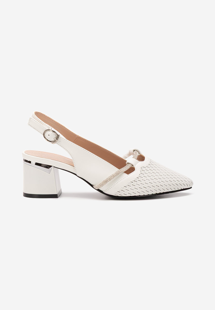 Γόβες slingback Radiancia λευκά