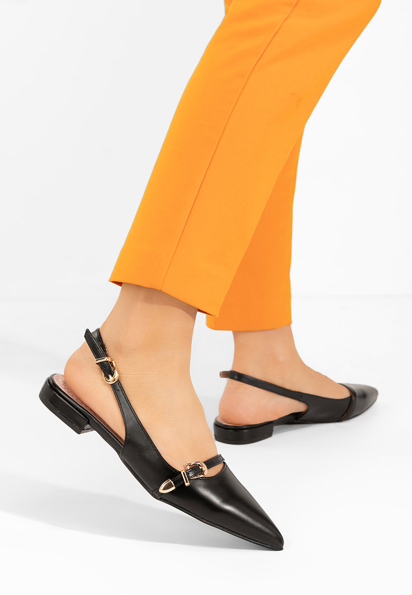 Γόβες slingback Elyssa μαύραi