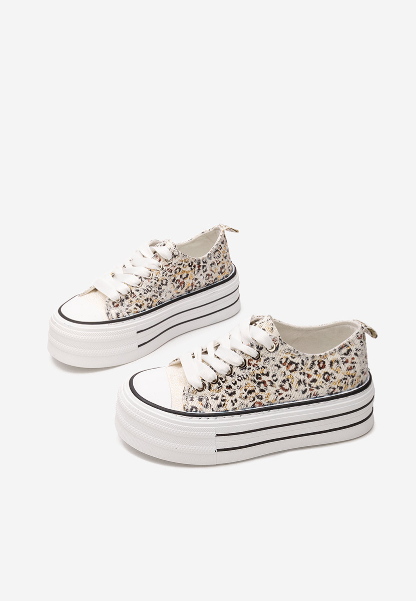 Γυναικεία πανινα πλατφόρμες Nedra animal print
