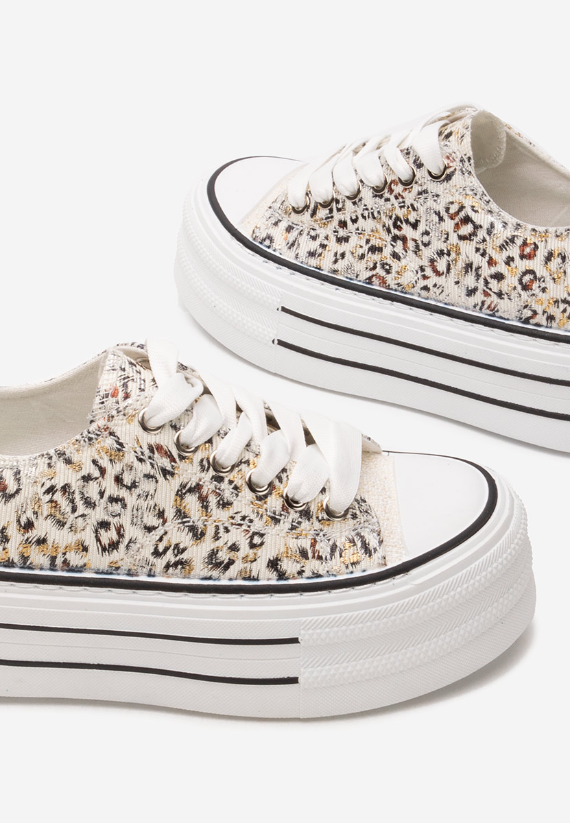 Γυναικεία πανινα πλατφόρμες Nedra animal print