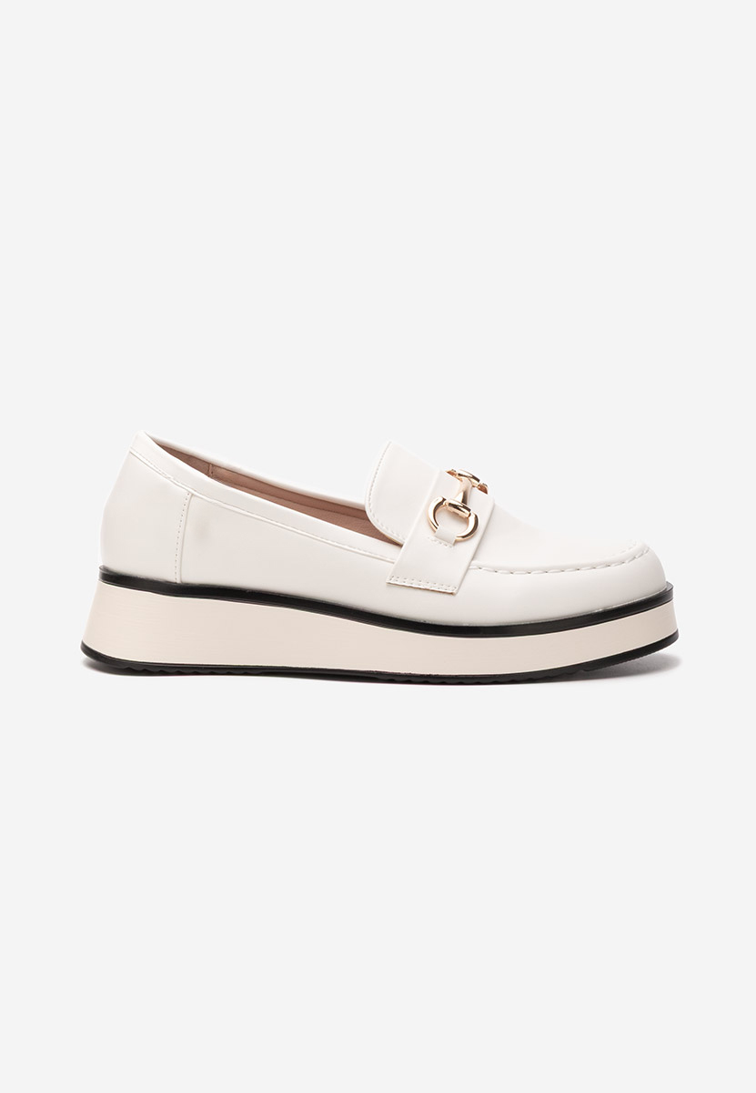 Loafers γυναικεια Dianna λευκά
