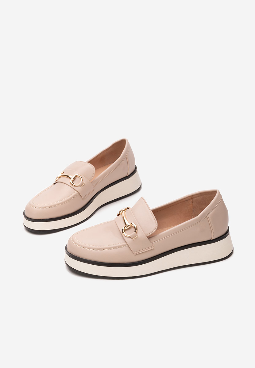 Loafers γυναικεια Dianna μπεζ