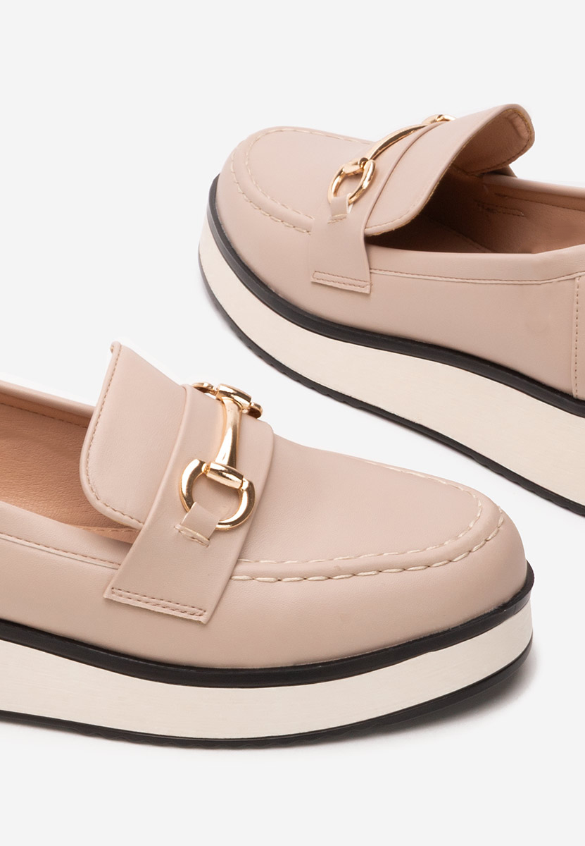 Loafers γυναικεια Dianna μπεζ