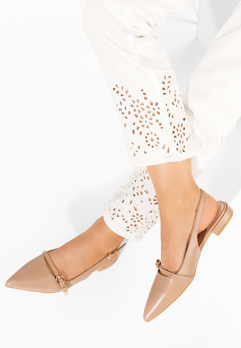 Γόβες slingback Elyssa χακι