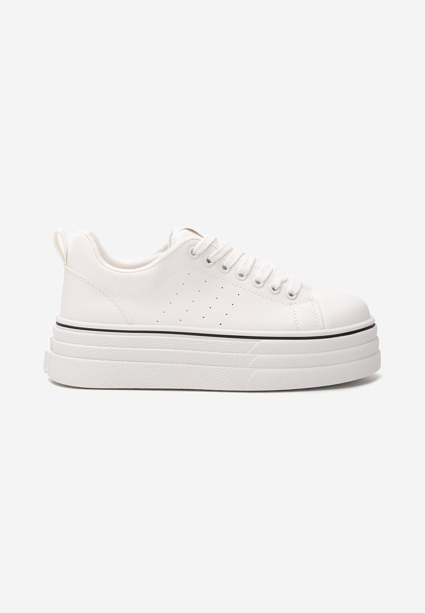 Sneakers με πλατφόρμα Asalia λευκά