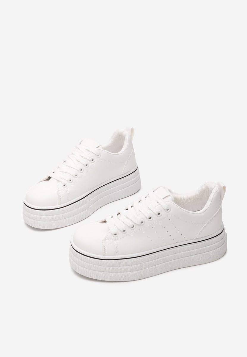 Sneakers με πλατφόρμα Asalia λευκά
