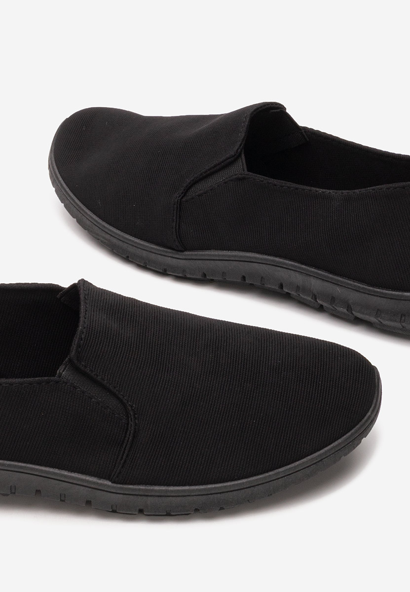 Γυναικεία Πάνινα Slip-On Gretia μαύρα