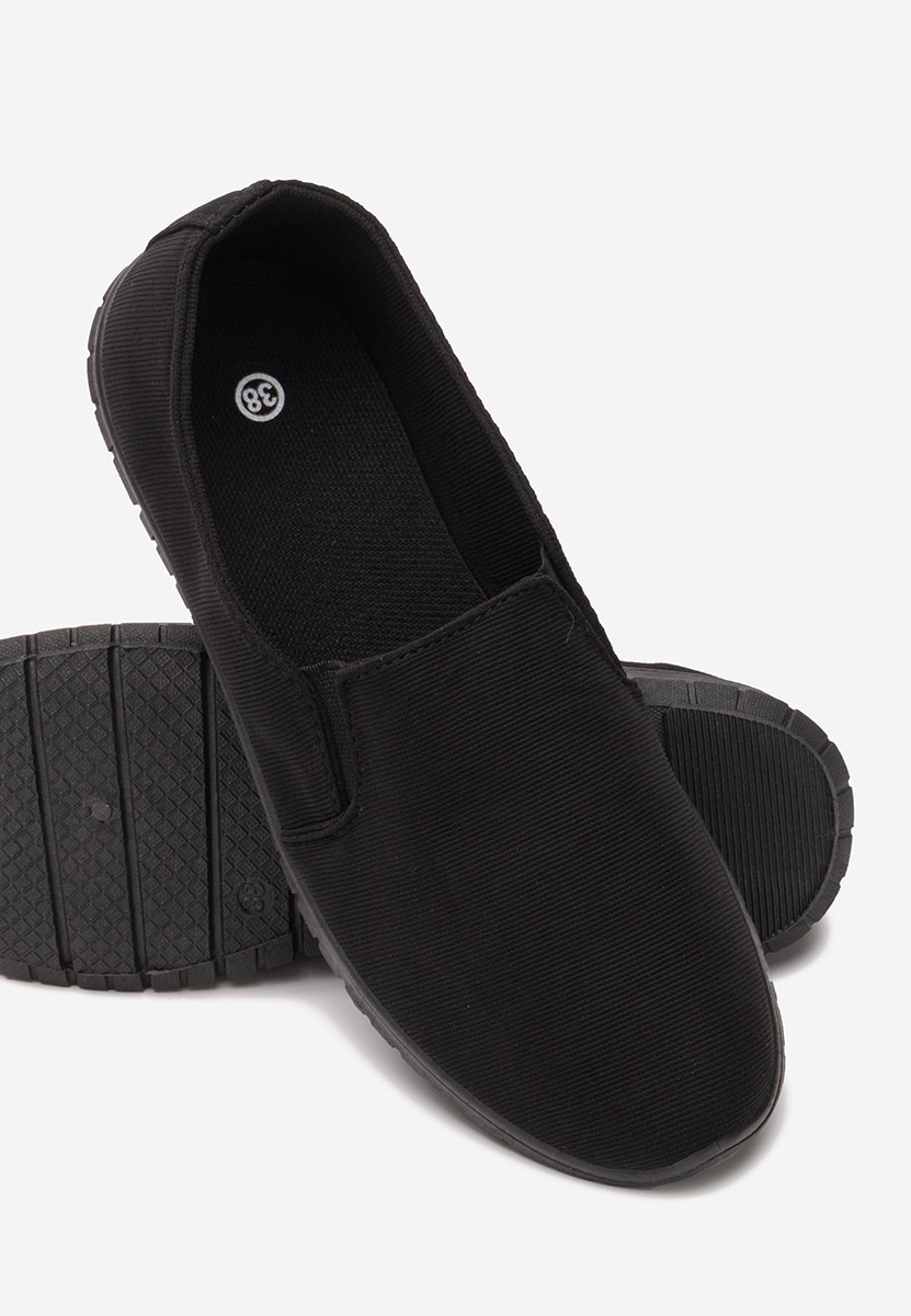 Γυναικεία Πάνινα Slip-On Gretia μαύρα