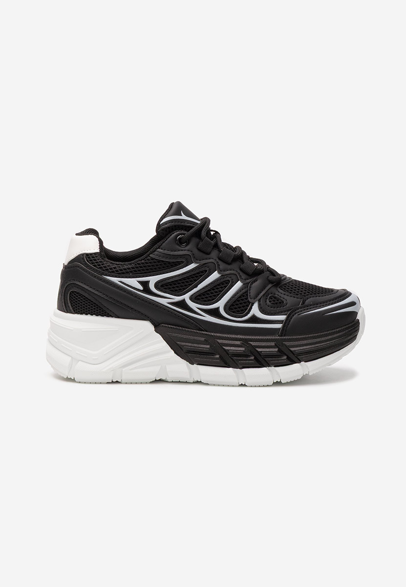 Sneakers με πλατφόρμα Amberly μαύρα