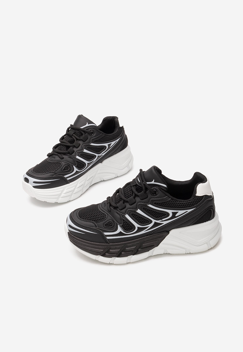 Sneakers με πλατφόρμα Amberly μαύρα
