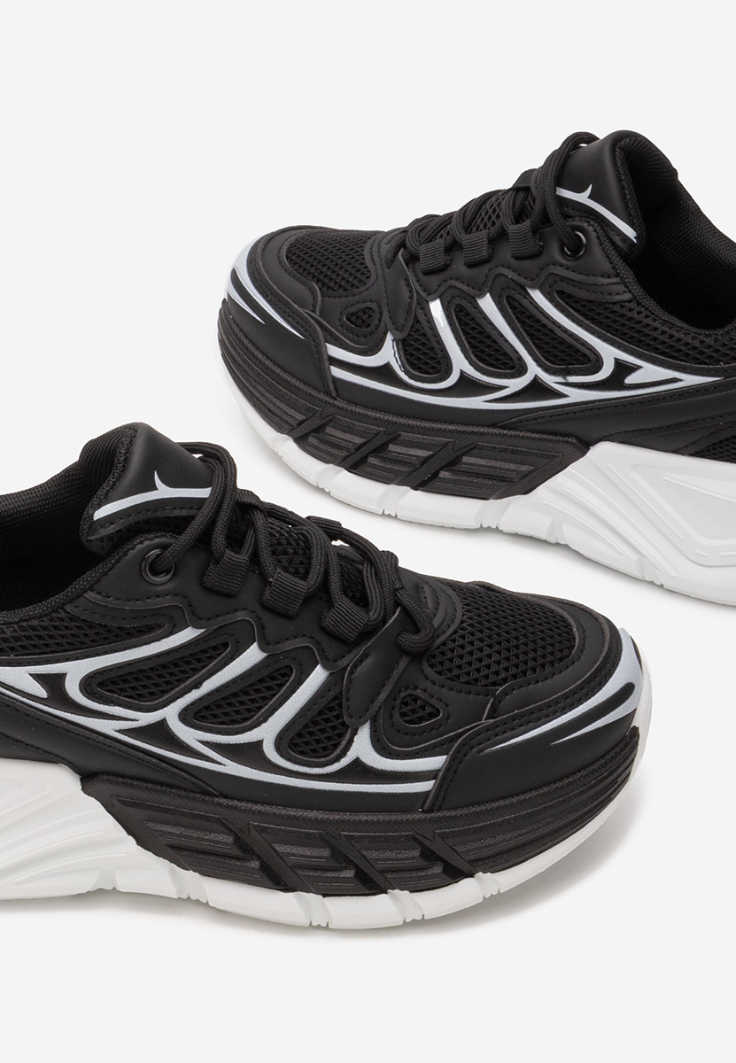 Sneakers με πλατφόρμα Amberly μαύρα