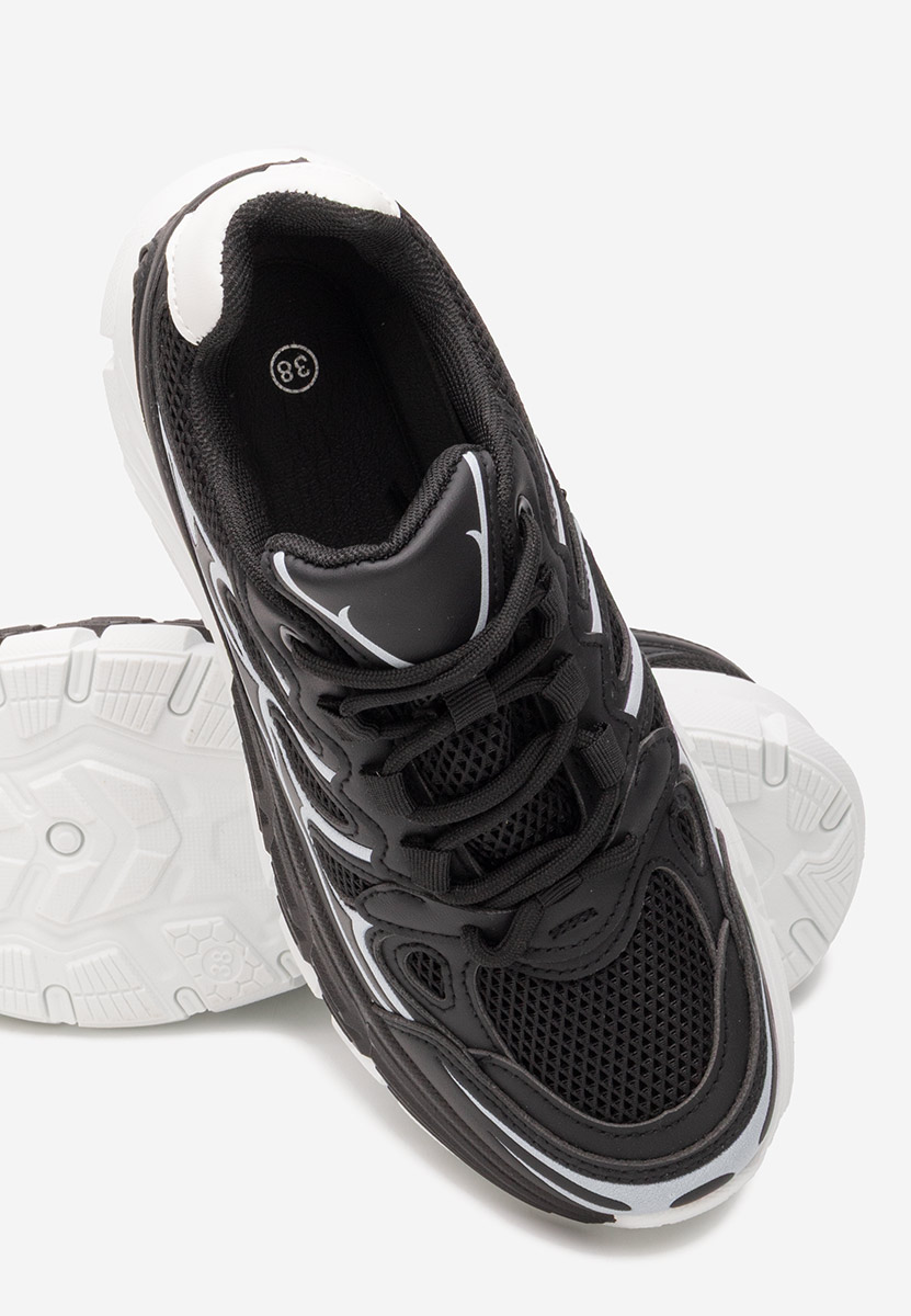 Sneakers με πλατφόρμα Amberly μαύρα