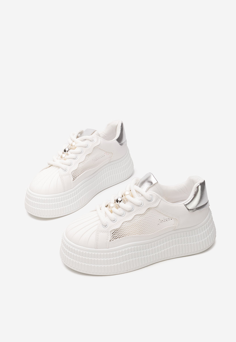 Sneakers με πλατφόρμα Particia V2 λευκά