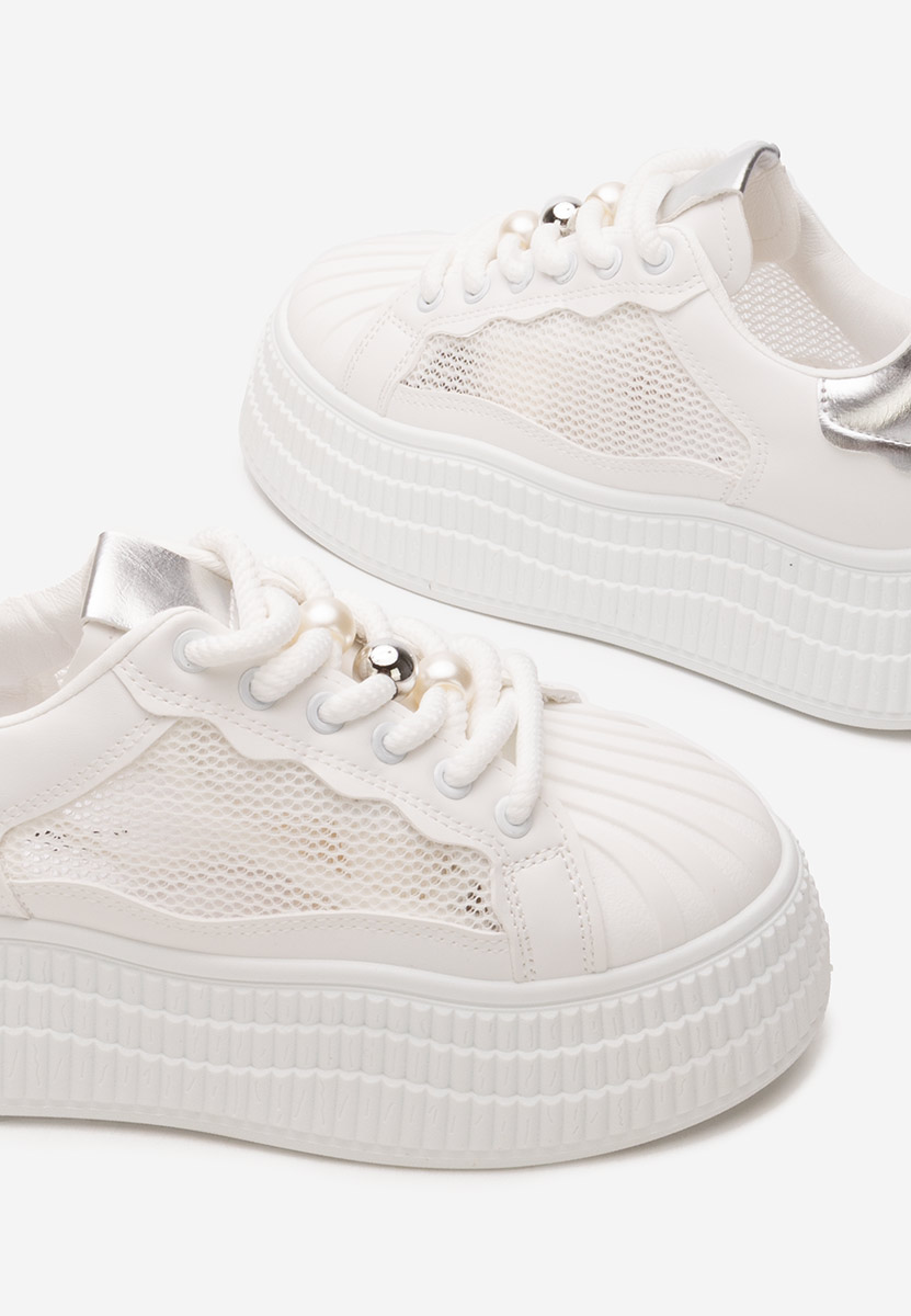 Sneakers με πλατφόρμα Particia V2 λευκά