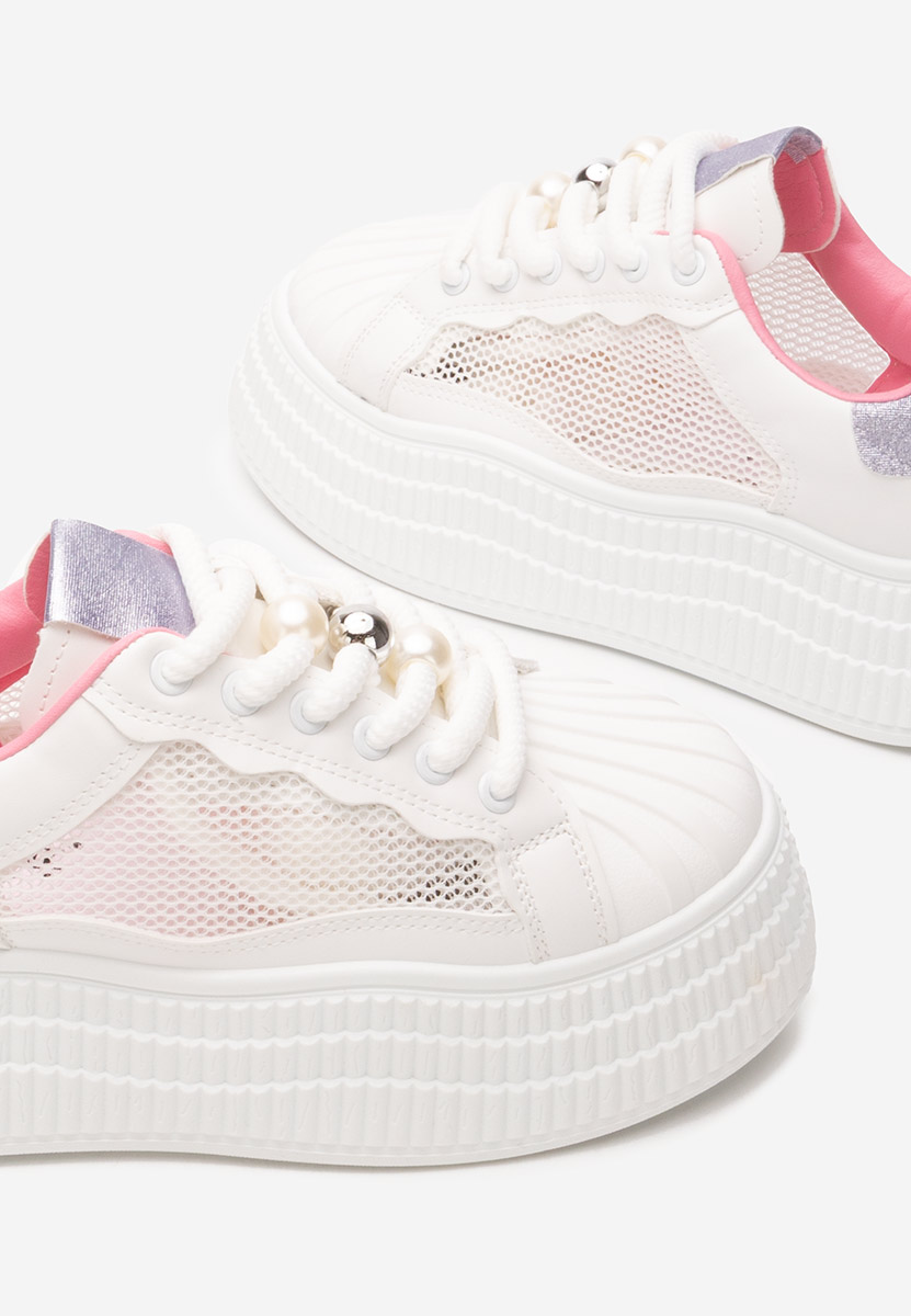 Sneakers με πλατφόρμα Particia V3 λευκά
