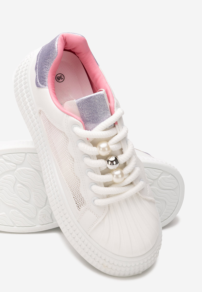 Sneakers με πλατφόρμα Particia V3 λευκά