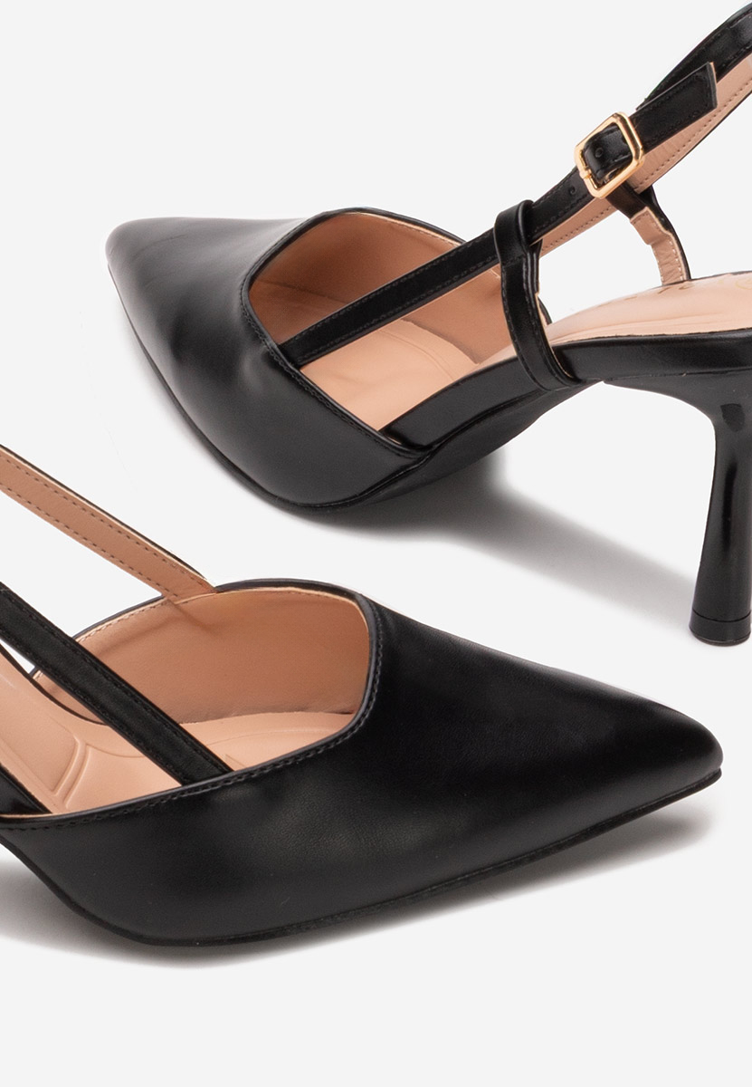 Γόβες slingback Ivva μαύρα Γόβες slingback Ivva μαύρα