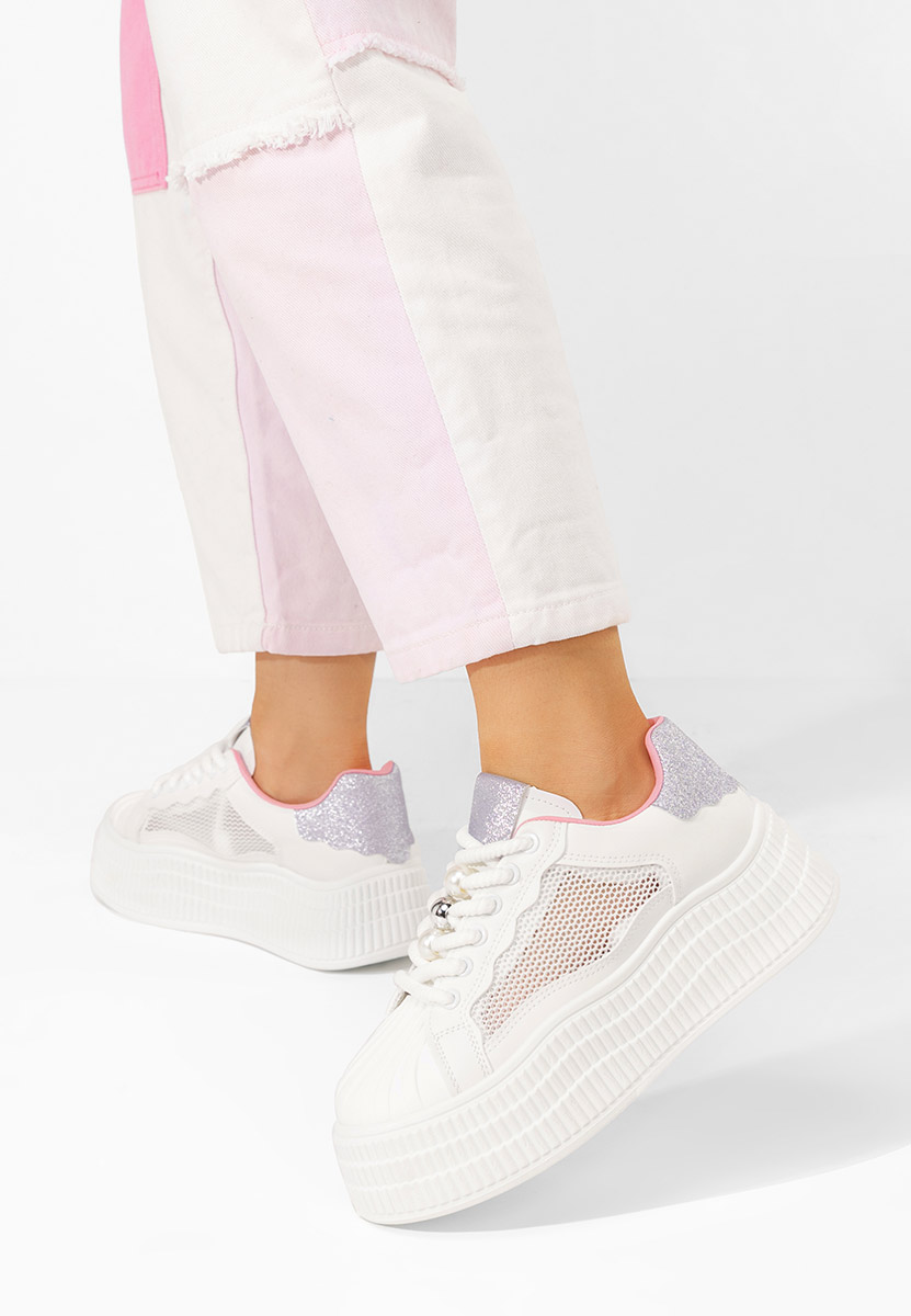 Sneakers με πλατφόρμα Particia V3 λευκά