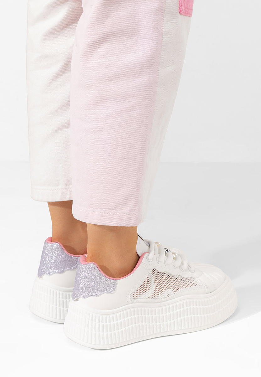Sneakers με πλατφόρμα Particia V3 λευκά