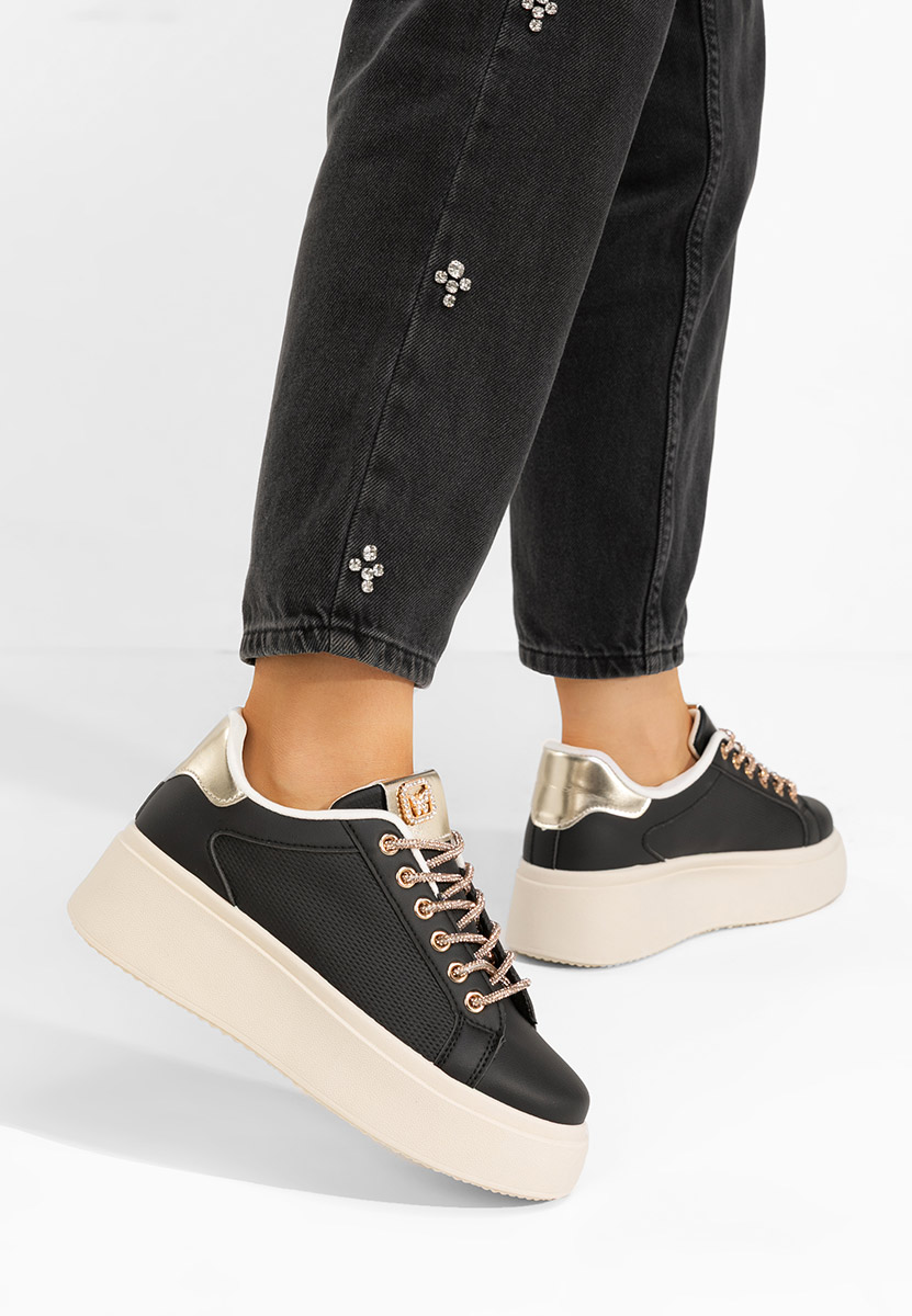 Sneakers με πλατφόρμα Shauna μαύρα