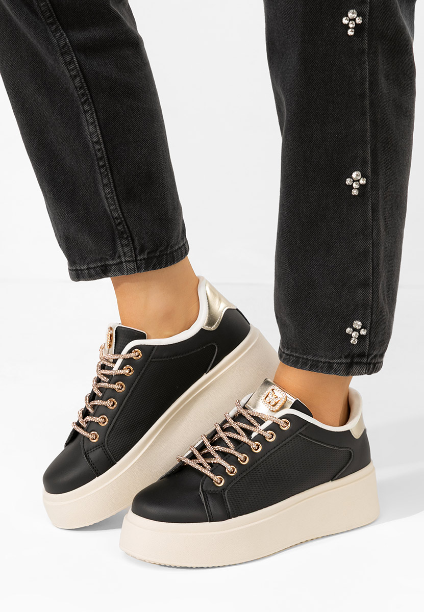 Sneakers με πλατφόρμα Shauna μαύρα
