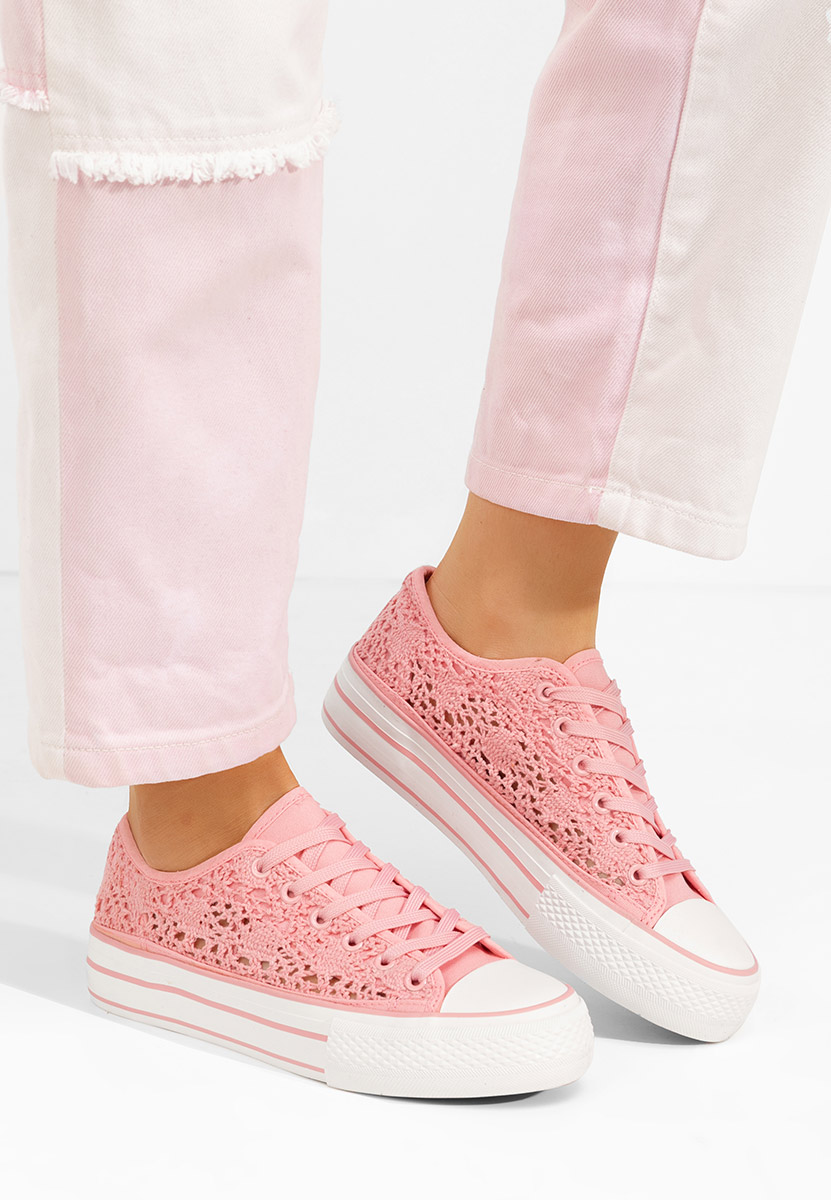 Γυναικεία sneakers Mylanca ροζ