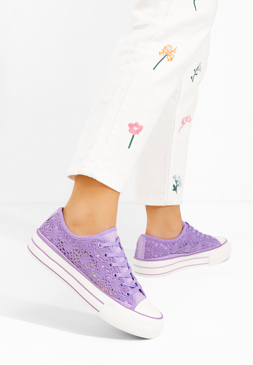 Γυναικεία sneakers Mylanca μωβ