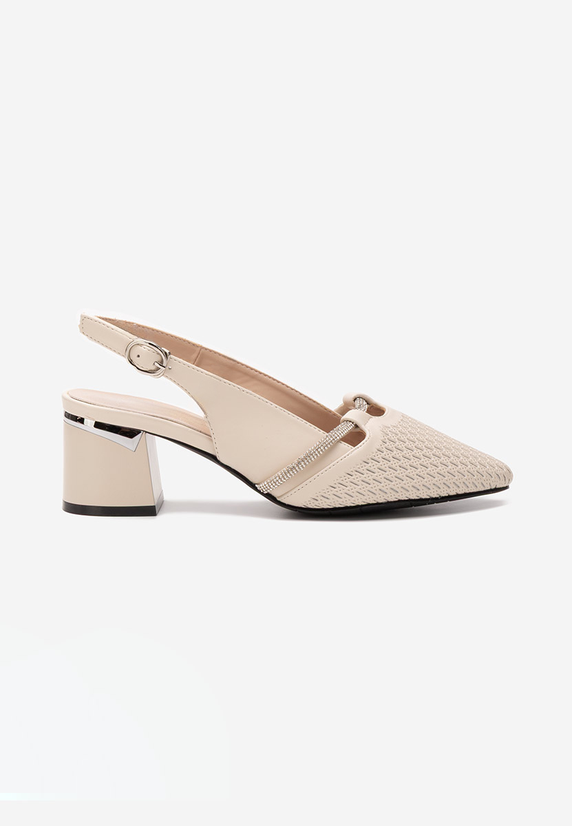 Γόβες slingback Radiancia μπεζ