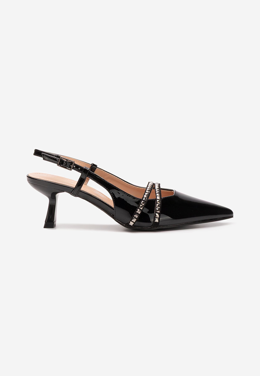Γόβες slingback Crinna μαύρα