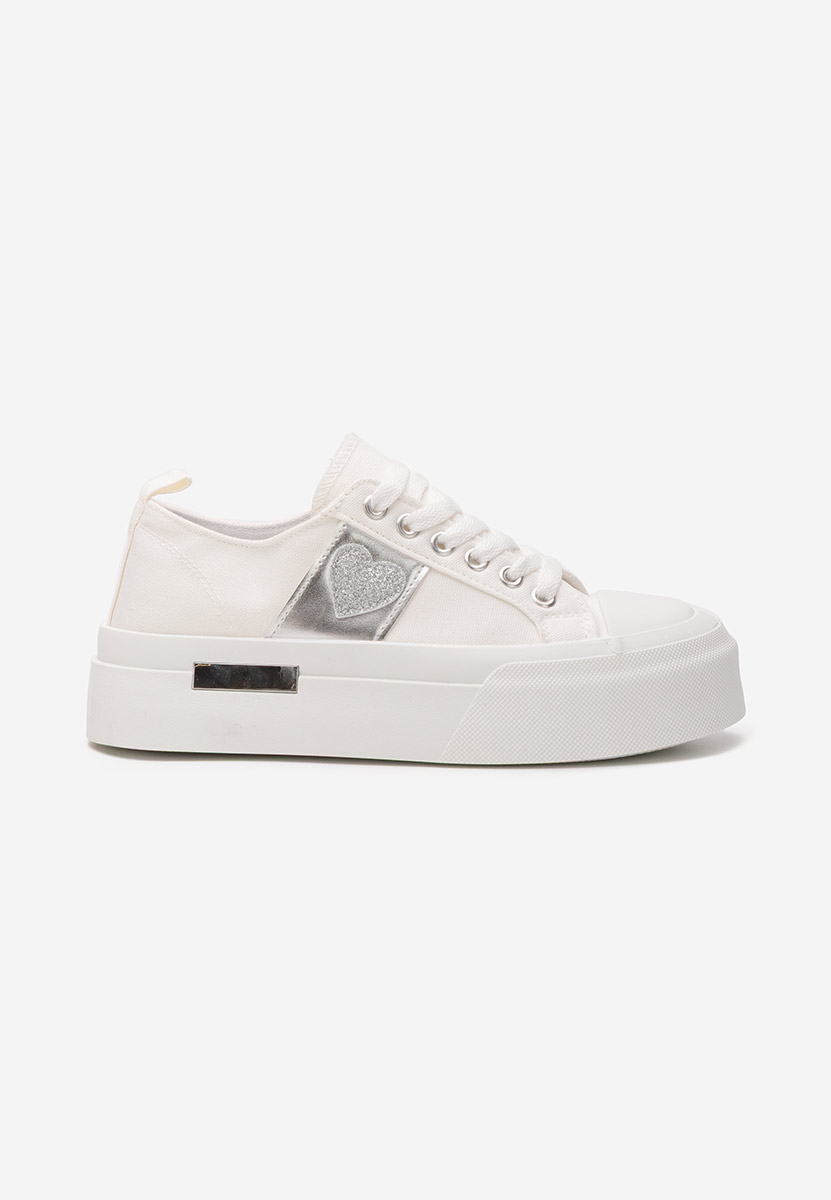 Sneakers με πλατφόρμα Anasty λευκά