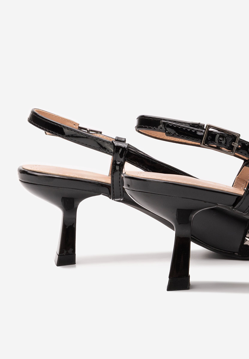 Γόβες slingback Crinna μαύρα