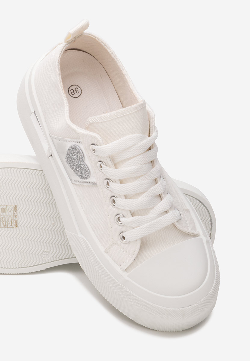 Sneakers με πλατφόρμα Anasty λευκά