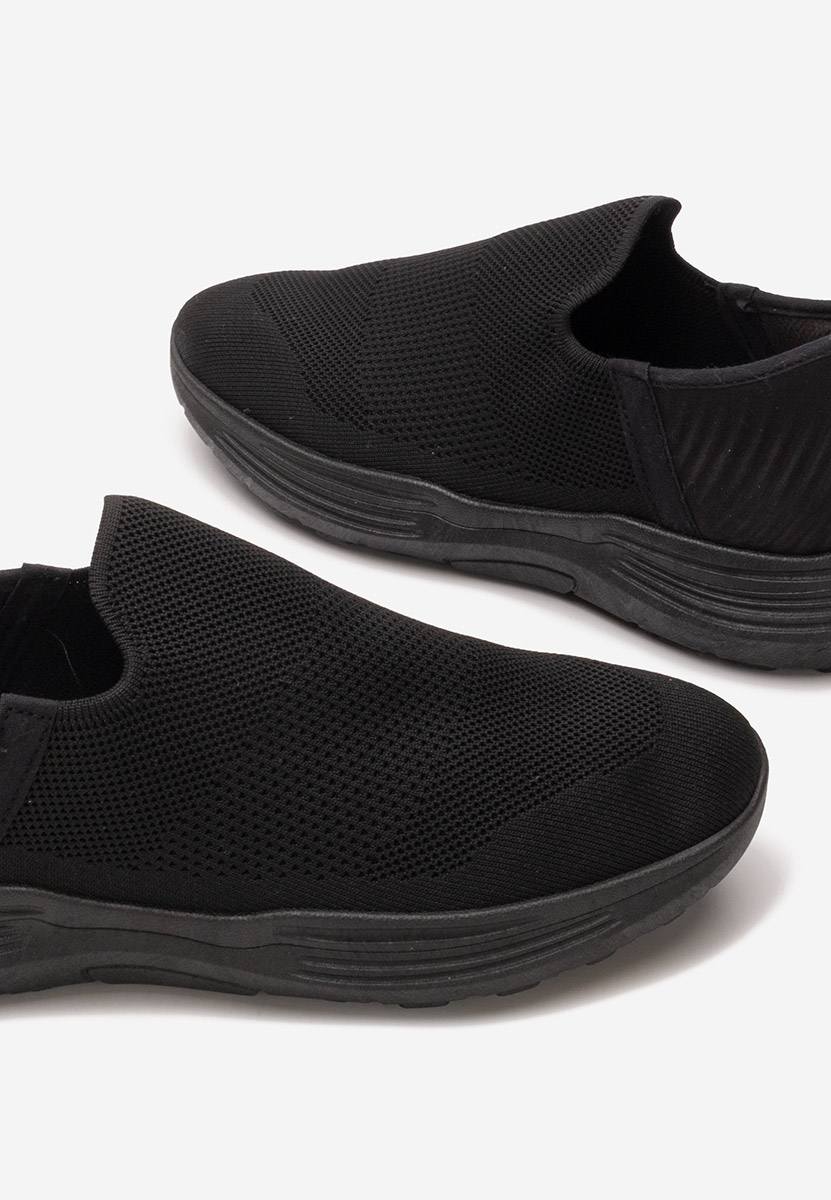 Ανδρικά παπούτσια casual Thano μαύρα