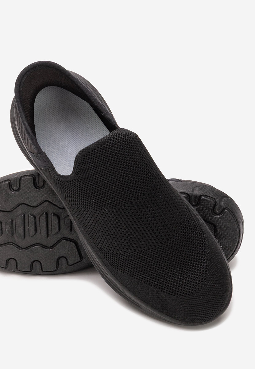 Ανδρικά παπούτσια casual Thano μαύρα