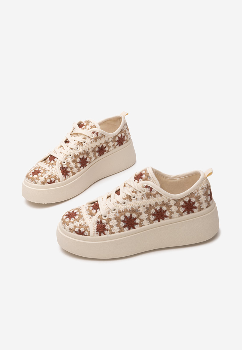 Sneakers με πλατφόρμα Maricruz χακι