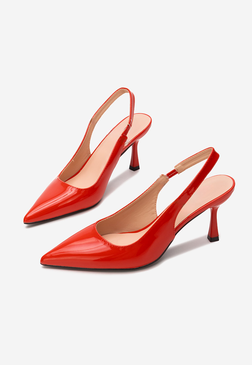 Γόβες slingback Laurina κοκκινο