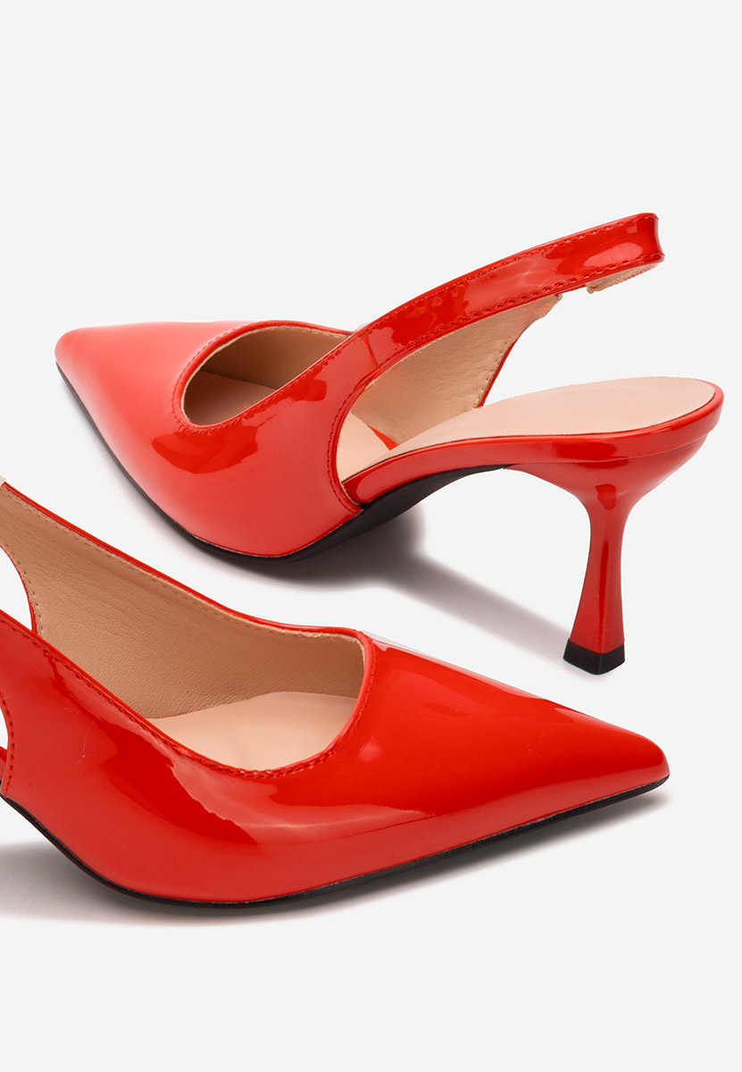 Γόβες slingback Laurina κοκκινο