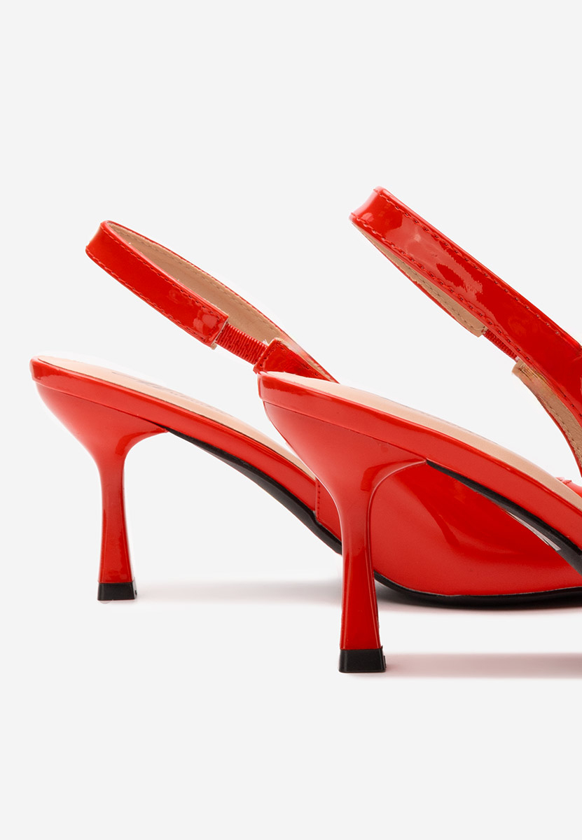 Γόβες slingback Laurina κοκκινο