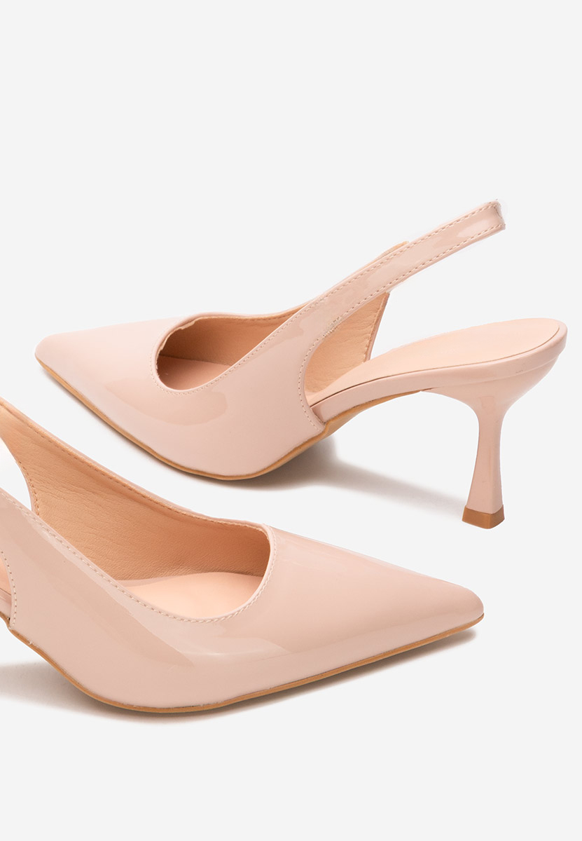 Γόβες slingback Laurina Νουντ