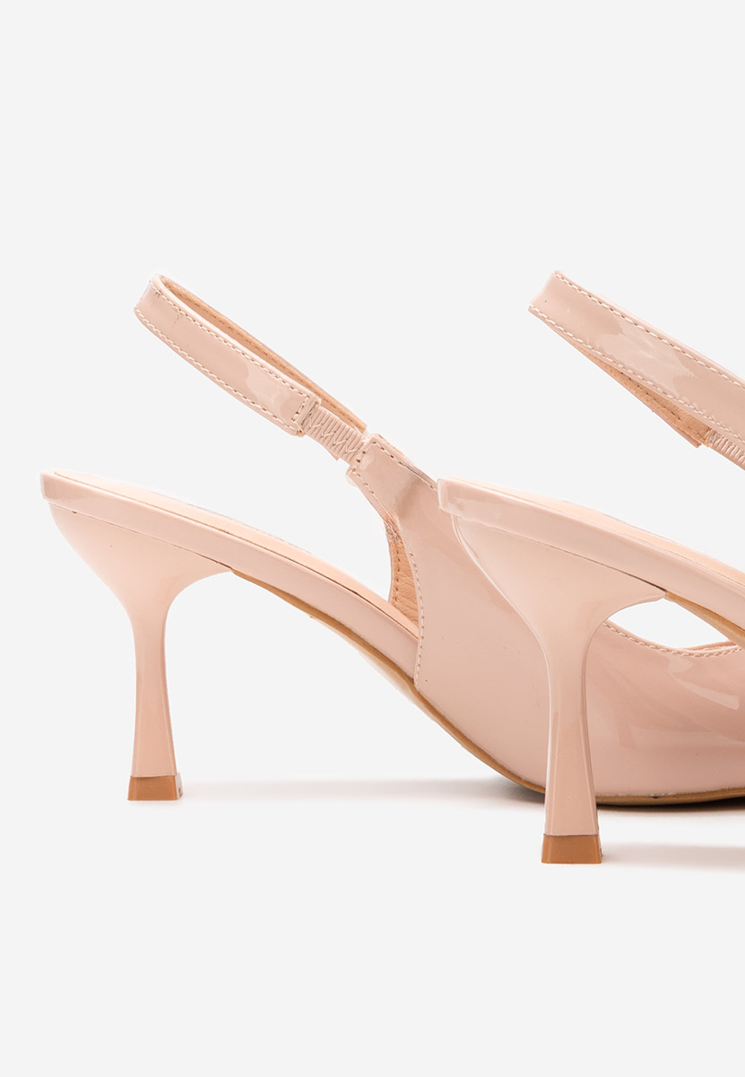 Γόβες slingback Laurina Νουντ