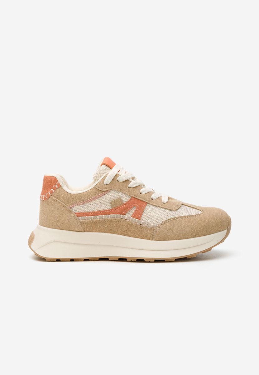 Sneakers γυναικεια Esira μπεζ