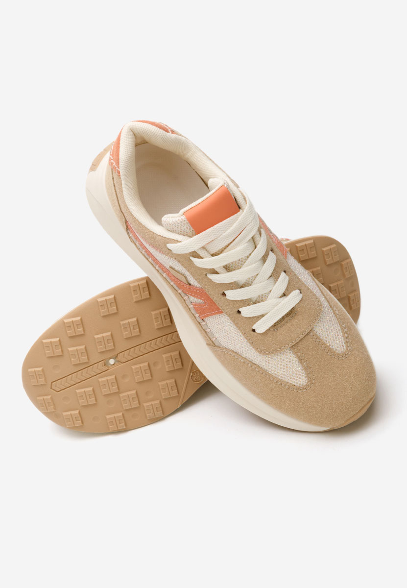 Sneakers γυναικεια Esira μπεζ