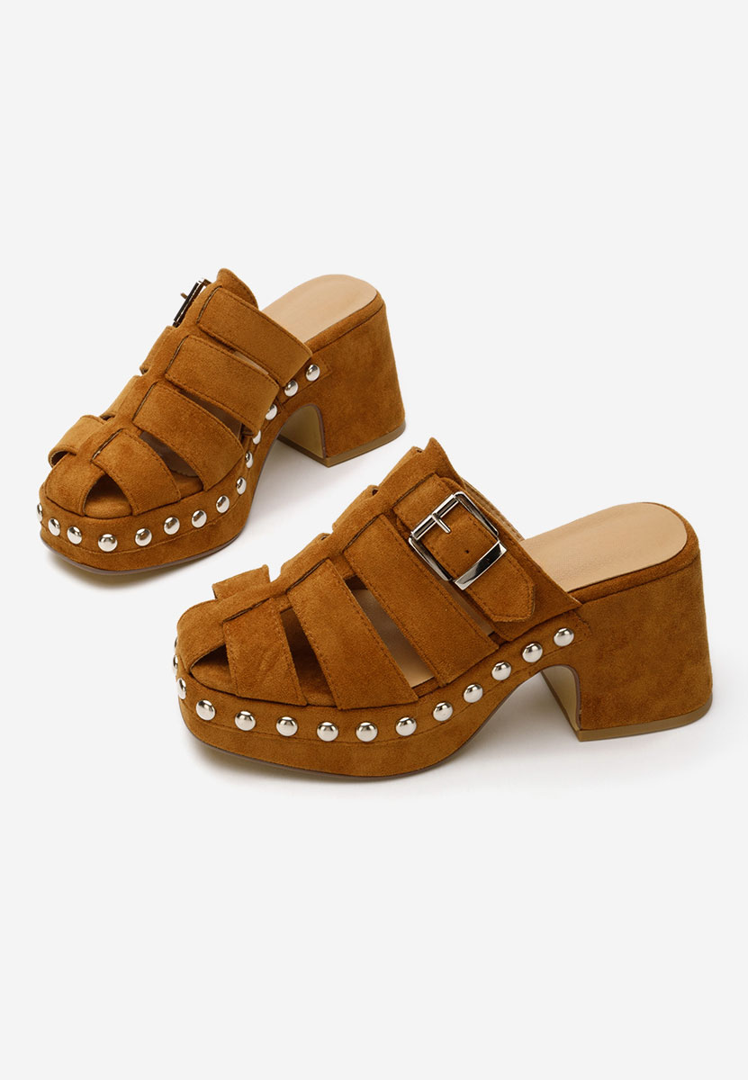 Mule με τακούνι Rosamaria ταμπά