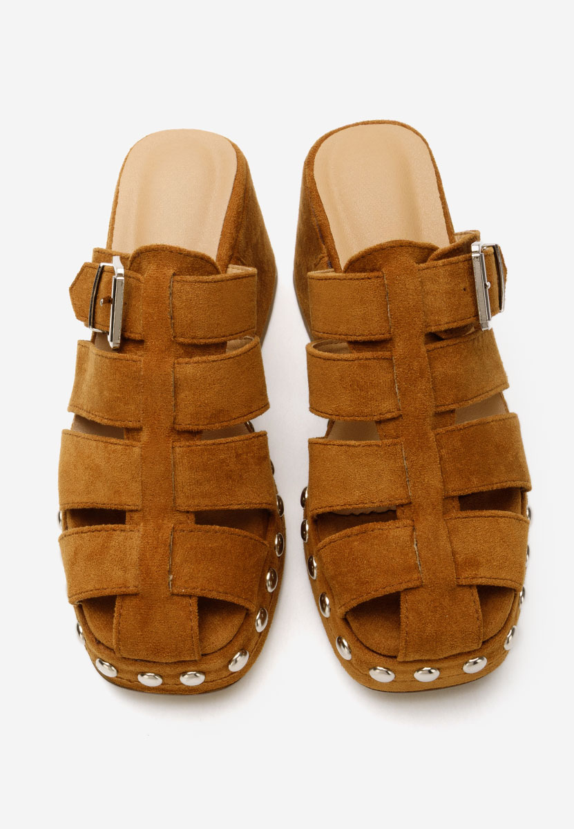 Mule με τακούνι Rosamaria ταμπά