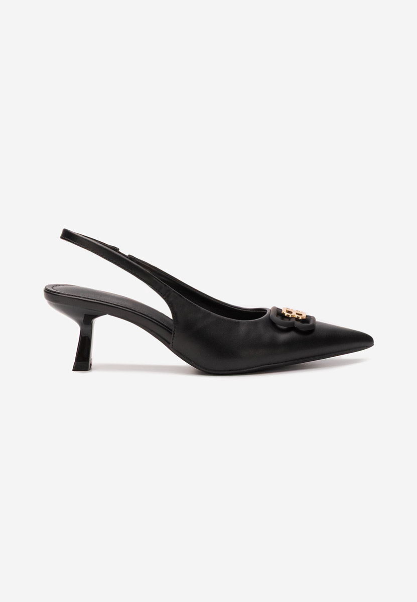 Γόβες slingback Belabisa μαύρα